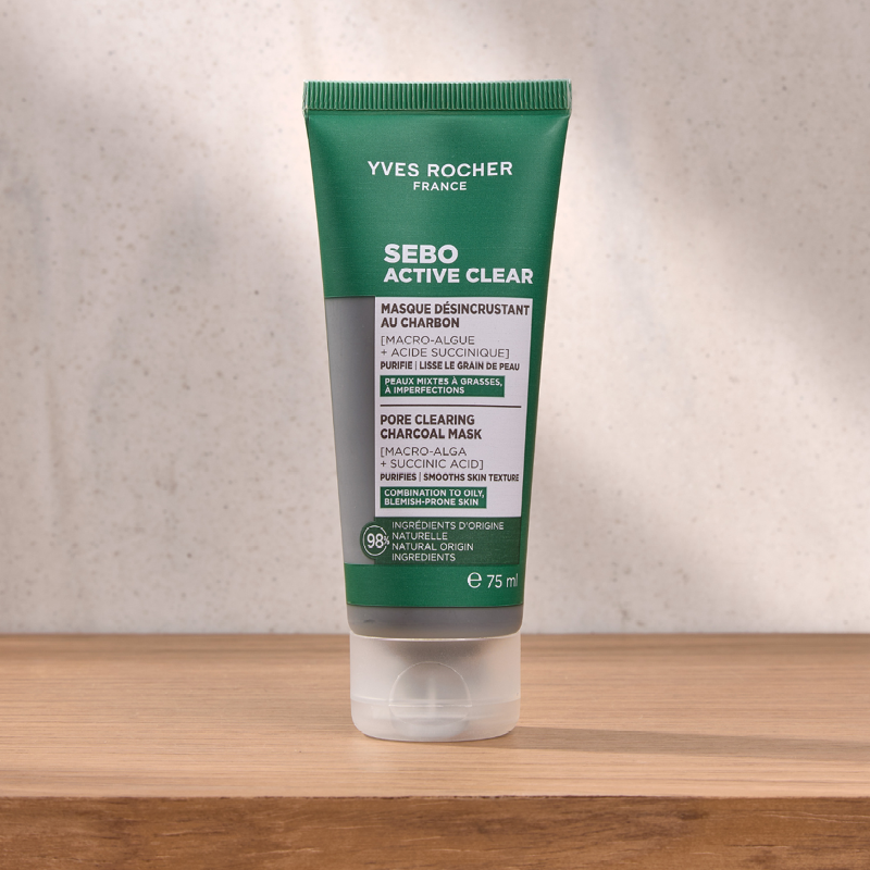 Máscara Desincrustante com Carvão | Yves Rocher Portugal