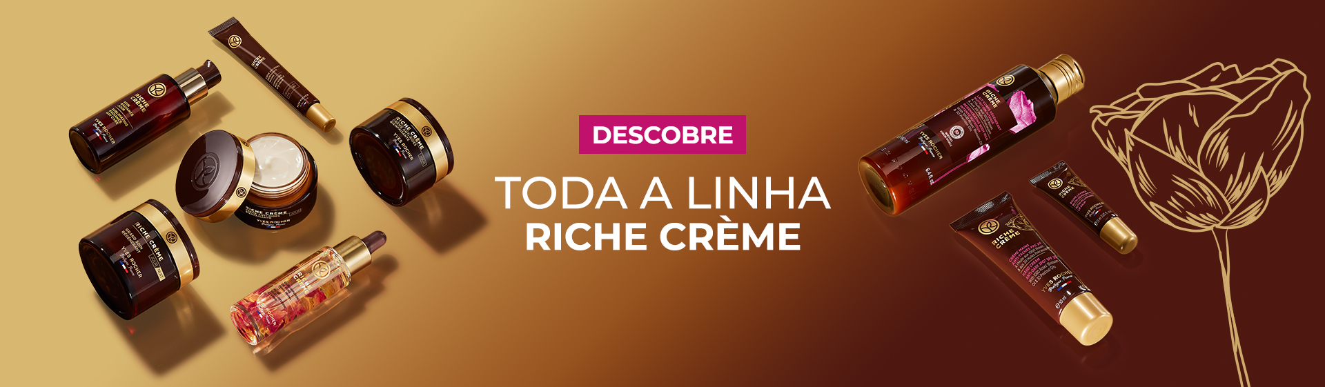 linha produtos rosto antiidade riche creme