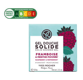 Gel Duche Sólido Framboesa & Hortelã-Pimenta | Yves Rocher Portugal