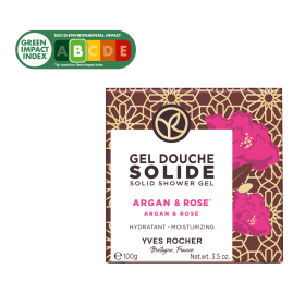 Gel Duche Sólido Argão & Pétalas de Rosa | Yves Rocher Portugal