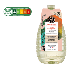 Eco-Recarga Banho Duche Manga & Coentro - 600ml | Yves Rocher Portugal