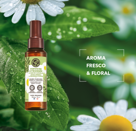 Bruma Perfumada Corpo & Cabelo Lúcia-Lima & Flor de Camomila | Yves Rocher Portugal