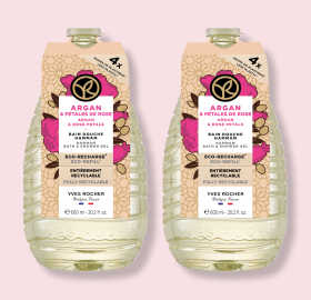 Eco-Recarga Banho Duche Argão & Pétalas de Rosa | Yves Rocher Portugal 