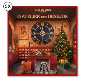 Conjunto 5 Catálogos de Natal | Yves Rocher Portugal