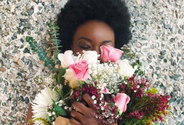 Gratidao modelo flores