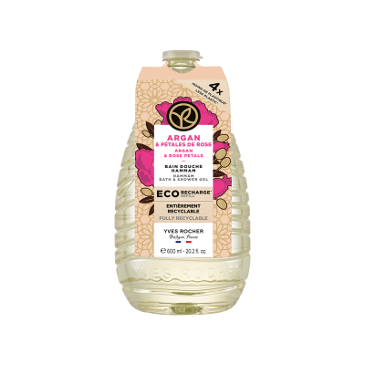 Eco-Recarga Banho Duche Argão & Pétalas de Rosa | Yves Rocher Portugal 