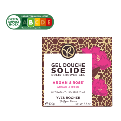Gel Duche Sólido Argão & Pétalas de Rosa | Yves Rocher Portugal