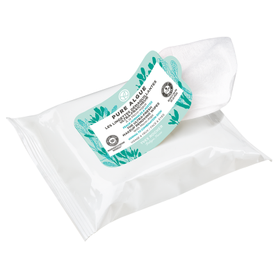 Toalhitas Desmaquilhantes Ultra-Refrescantes Pure Algue | Yves Rocher Portugal