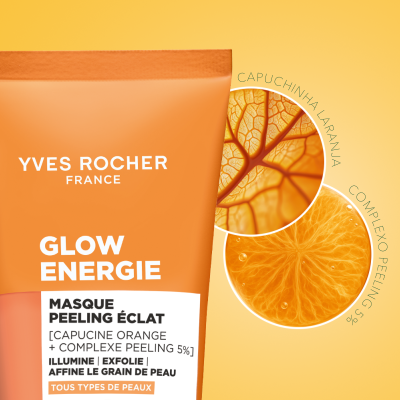 Máscara Peeling Iluminadora | Yves Rocher Portugal