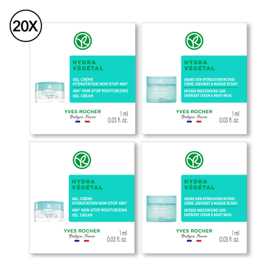 Conjunto 20 Simplexs Hydra Végétal | Yves Rocher Portugal