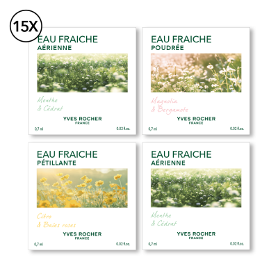 Conjunto 15 Simplexs Eaux Fraîches | Yves Rocher Portugal